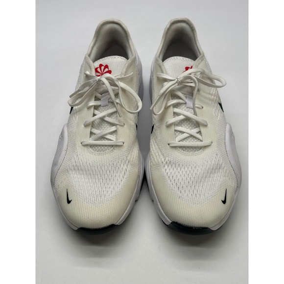 Nike SuperRep Go 3 Flyknit NN White Black Red Training Shoes Men's Size 12 - Picture 1 of 8